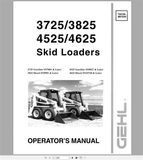 gehl skid steer control options|gehl operators manual free download.